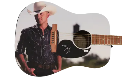Justin Moore Signed Autograph Custom Gibson Epiphone Guitar Outlaws Like Me Jsa • $3065.53
