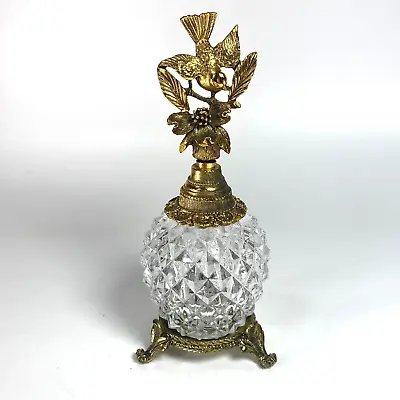 Matson Perfume Bottle Dauber Gold Stand Ormolu Bird Vanity Hollywood Regency • $161.10