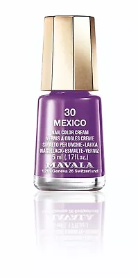 Mavala Free-of-12 Harmful Ingredients Mini Nail Polish Mexico Grape Purple  • $8