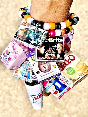 Miniatures Kandi Beaded Bracelets Mini Brand Bracelets Rave Jewelry • $15