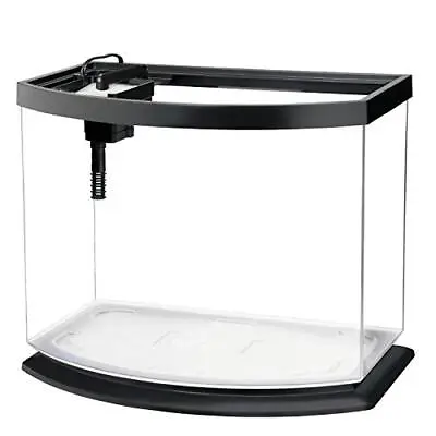  LED MiniBow Small Aquarium Fish Tank Kit With SmartClean 5 Gallon Black • $99.77