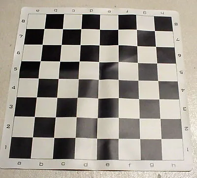 Black Vinyl Tournament Chess Board High Quality *new* • $14.99