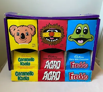 Large Vintage  Cadbury Chocolate Box Caramello Koala Freddo And Agro • $450