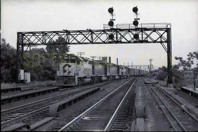 BO Baltimore & Ohio EMD GP38 Locomotive #3807 - Vintage Railroad Negative • $19.45