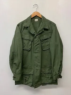 Jungle Fatigue Shirt Vietnam War Dated 1968 Size Small / Long US Army S-100 • $120