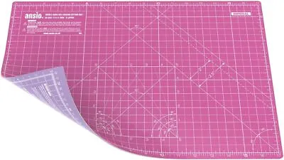 ANSIO Craft Cutting Mat Self Healing A3 Double Sided 5 Layers - Quilting Sewin • £10.51