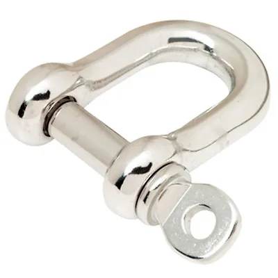 $18.70 • Buy 1/2 Inch Stainless Steel D Anchor Shackle - 24,700 Lbs Breaking Strength