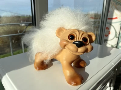 £119.99 • Buy Vintage 1960s DAM Lion Troll Animal Things White Hair