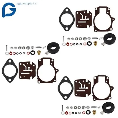 3Pcs Carburetor Carb Rebuild Repair Kit W Float For Johnson Evinrude 65 70 75 HP • $14.73