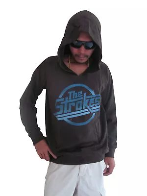 The Strokes Band Magna Logo Mens Hoodie Jumper Sweater T-Shirt Dark Gray MLXL  • $39.98