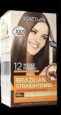 Kativa Keratin And Argan Oil Brazilian Straightening Kit • $17