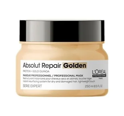 L'Oreal Serie Expert Absolut Repair Lightweight Golden Mask 250ml • £19.99