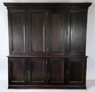 Antique English Regency Double Library/storage Cabinet 19th Century • $7500