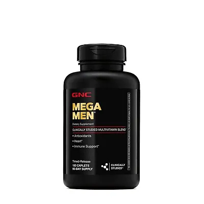 GNC Mega Multivitamin Caplets For Men - 180 Count • $31.89