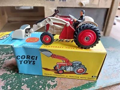 Corgi Massey Ferguson 65 Tractor With Shovel • £65