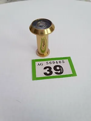 £2.49 • Buy Adjustable Security Door Viewer Wide Angle Brass Spy Peep Hole 