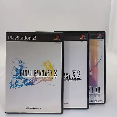 Sony Playstation 2 PS2 Final Fantasy X X-2 XII CIB Japan Import NTSC-J Tested • $19.79