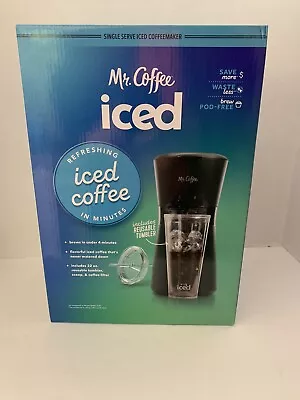 Mr. Coffee Iced Coffee Maker Single Serve Reusable Tumbler Scoop & Filter-NIB • $16