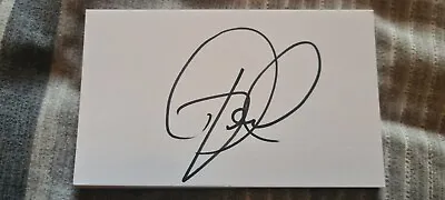 Quinton Fortune Hand Signed 5 X 3 White Card Man Utd Manchester United  • £8.99