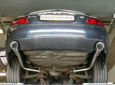 Jaguar S Type R 4.2 V8 Rear Silencer Delete Pipes - 4  Tail Pipe Style A • $394.76