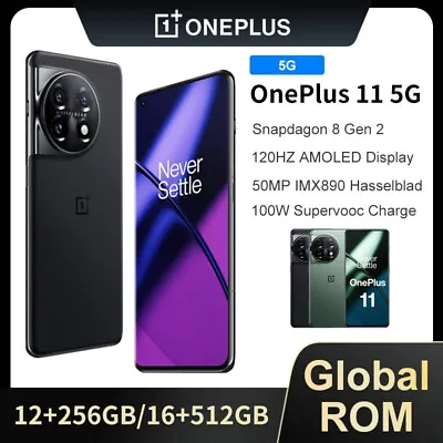 Global ROM OnePlus 11 Snapdragon 8 Gen 2 120Hz 5000mAh 256GB/512GB 100W Charging • $1210.12