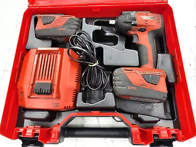 Hilti SIW 22T-A Cordless Impact Wrench 1/2  In Case With 2 Batteries And Charger • $349