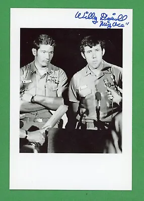 William Driscoll Vietnam Fighter Co-Pilot Jet Ace-5V Signed 4x6 Photo E22043 • $10.35