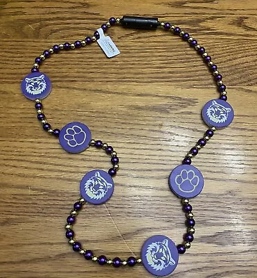 2024 Mardi Gras Parade Throw Light Up LSU Tiger Beads • $10.99