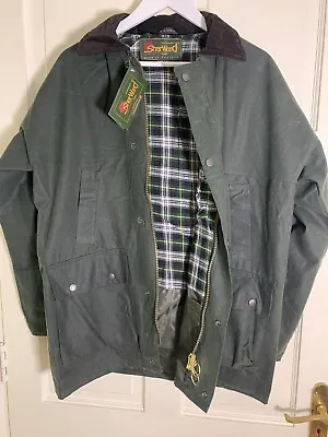£66.49 • Buy Sherwood Forest Made In England Green Waxed Hunting Walking Jacket UK 3XL