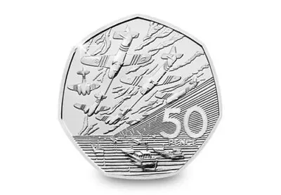 1994 50p Coin Rare D Day Landing Old Large Style Fifty Pence Battle Of Britain • £5.99