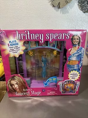 Vintage Britney Spears Figure And Concert Stage New In Box • $118.87