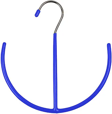 $11.99 • Buy Multipurpose Hanging Closet Organizer Blue Hat Rack Belt Hanger Ties Purses