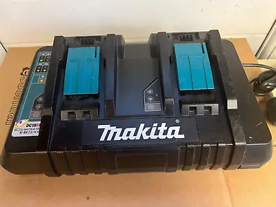 Makita DC18RD 7.2-18V LXT Li-Ion Dual Port Twin Fast Charger USB. FREE P&P • £75