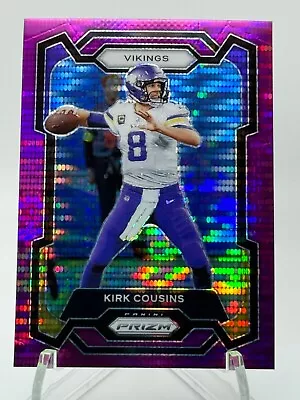 2023 Panini Prizm Purple Pulsar Kirk Cousins Vikings Color Match #197 • $5