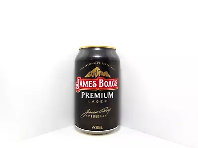 JAMES BOAGS PREMIUM LAGER TASMANIAS FINEST 330ml EMPTY BEER CAN (92) • $1.99