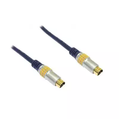 NEWlink 10m Long S-Video SVHS Cable Oxygen Free Copper Gold Premium OFC Range • £6.89