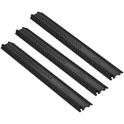 VEVOR 3 PCs 39 In Speed Bumps 2000 Lbs Cable Protector Ramp Drop Over Cord Cover • £23.51