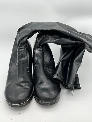 Sexy Mudd Model Pallas Black Tall Boots W/3  Heel Size 8 • $10.79