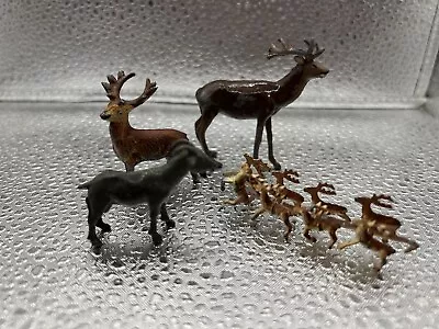 Vintage Metal Toy Britain Reindeer Goat Caribou Figure • $25