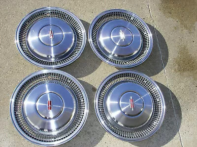 4  Vintage 16  Olds Oldsmobile Hubcaps / Covers - 70s - 80s In SUPER CONDITION • $200