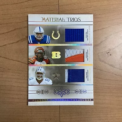 2007 Playoff National Treasures Prime /25 Marvin Harrison Terrell Owens HOF • $5.51