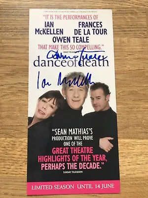 IAN McKELLEN Signed Flyer Also Signed By Owen Teale • £26.99