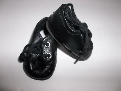 Black Tie Shoes Made For  18  American Girl Boy Or 15  Boy Doll New • $3.49