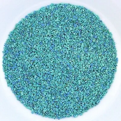 $59.99 • Buy 1/4 Pound Synthetic Resin Blue Green Turquoise Inlay Chip NO POWDER 2mm & Less