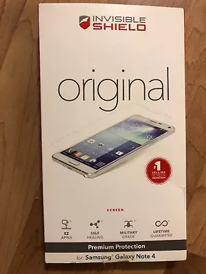 ZAGG Invisible Shield Original Screen Protection For Samsung Galaxy Note 4 • $6.60