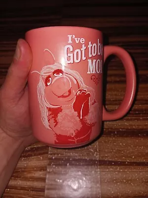 Hallmark Miss Piggy  I've Got To Be Moi  Coffee Mug Cup Pink Disney Muppets • $12.99