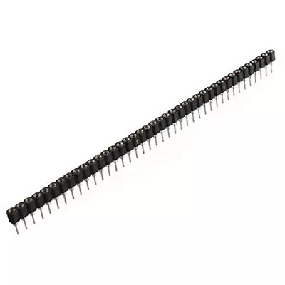 Break Away Single Row Round Headers Machine Pin Female 0.1  2.54mm 40 Pins 10-Pk • $14.19