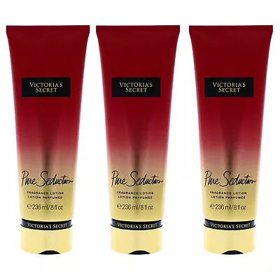 Victoria's Secret Pure Seduction - Pack Of 3 Body Lotion 236.0 Ml Skincare • $62.69