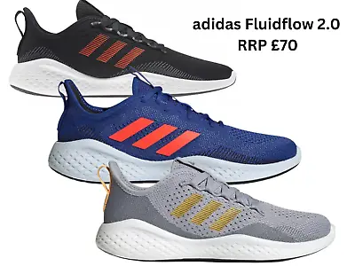 £35.99 • Buy Adidas Fluidflow  Mens Trainers~Running~RRP £70 CLEARANCE OFFER