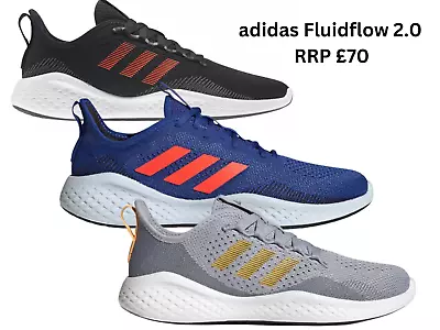 £35.99 • Buy Adidas Fluidflow  Mens Trainers~Running~RRP £70 CLEARANCE OFFER